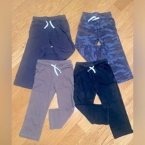 Toddler Pull-On French Terry Long Pants Bundle (4)